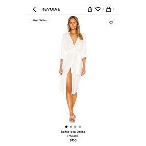 Revolve- L*Space Barcelona White Dress